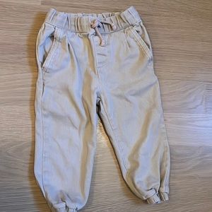 Rylee + Cru Khaki Joggers | Size 2-3Y